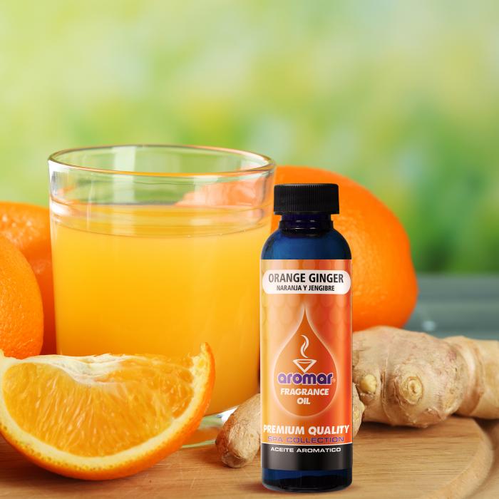 Fragrance Burning Oil - Orange Ginger 2 oz