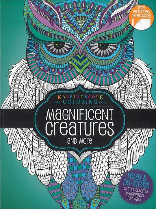 Magnificent Creatures Kaleidoscope Coloring Book