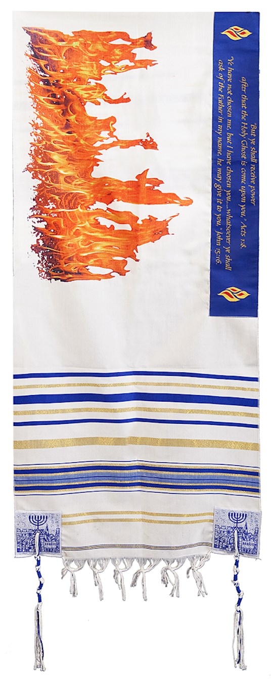 Flames of Pentecost Prayer Shawl