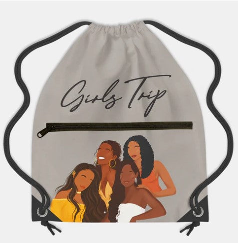 Girls Trip Drawstring Backpack