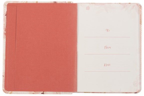 Daily Prayers for Women Pink Floral Faux Leather Devotional