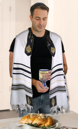 Prayer Shawl - Elijah the Prophet Acrylic (72" x 24")