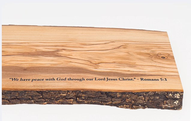 Romans 5:1 Cheese Board