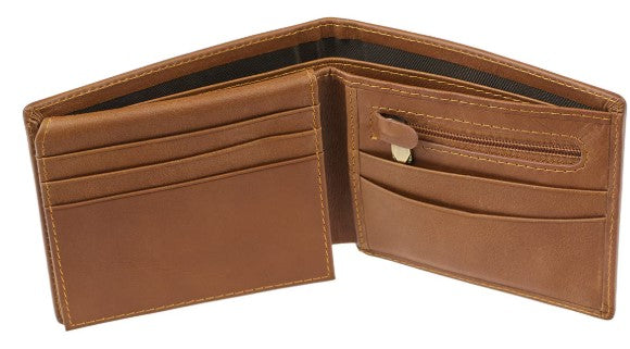 Seek First the Kingdom, Leather Wallet, Brown