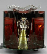 Angel Electric Oil Glass Burner (Blue Background)