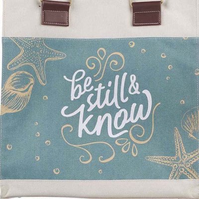 Be Still and Know Canvas Tote