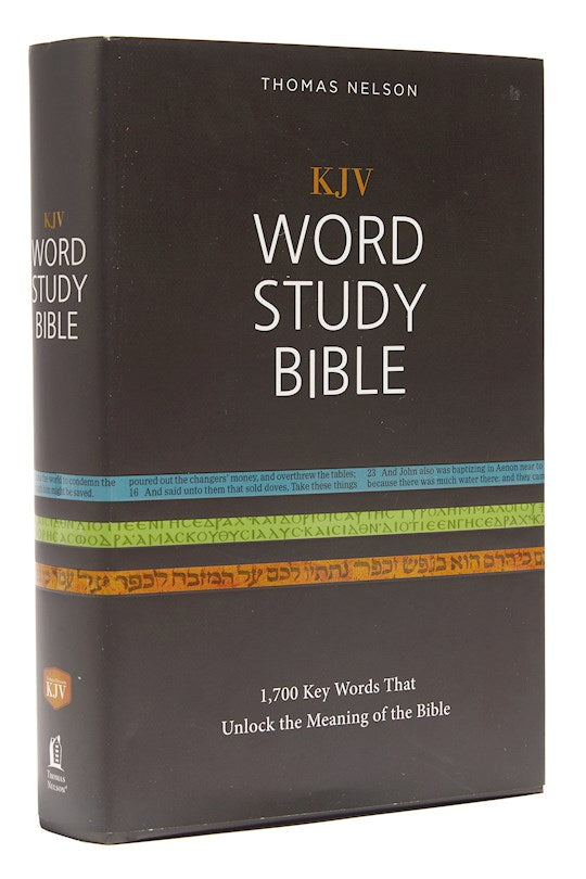 KJV Word Study Bible-Hardcover