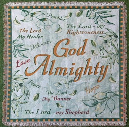 Throw Blanket-God Almighty (50x60)