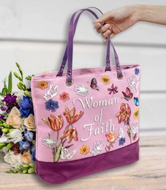 Woman of Faith Tote Bag