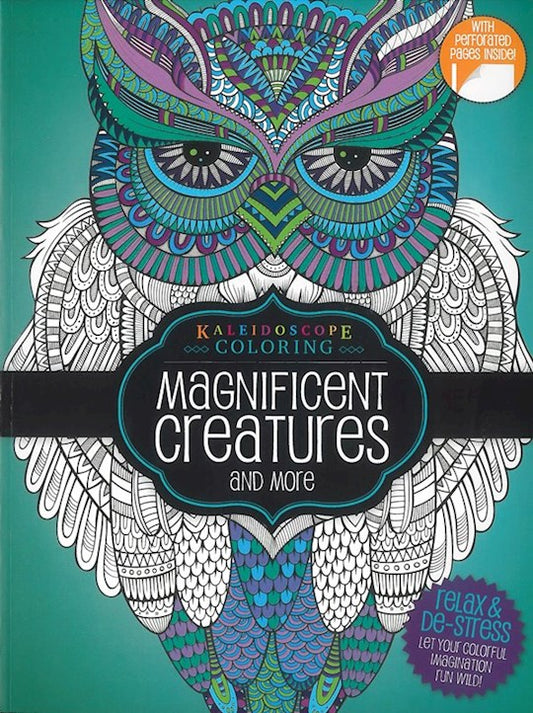 Magnificent Creatures Kaleidoscope Coloring Book