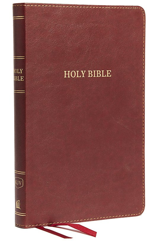 KJV, Thinline Bible, Leathersoft, Brown, Comfort Print (Copy)