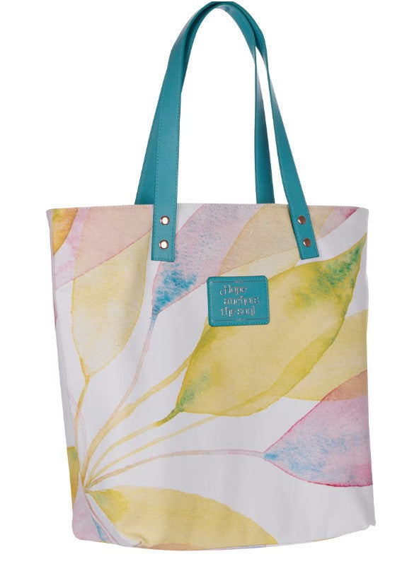 Hope Anchors The Soul Citrus Leaves Tote Bag