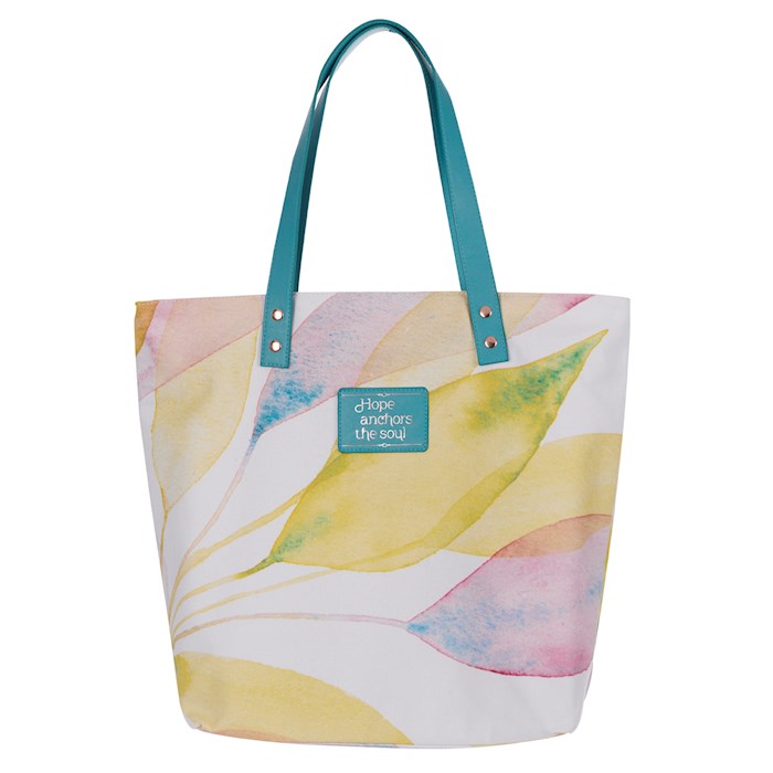 Hope Anchors The Soul Citrus Leaves Tote Bag