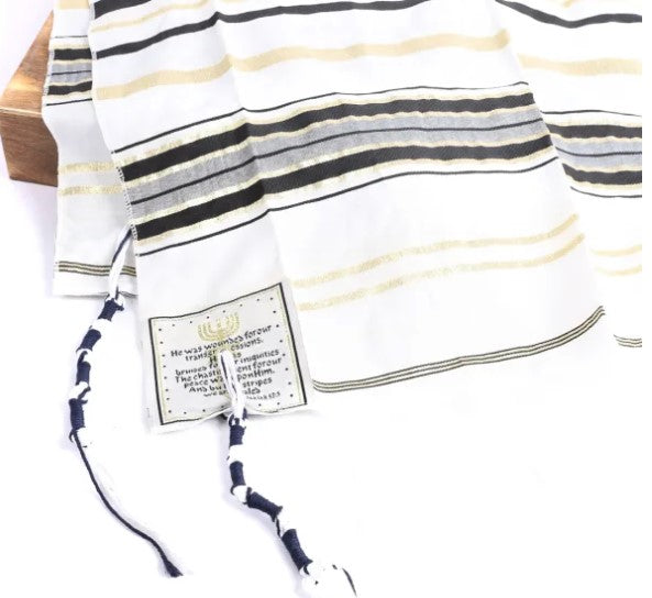 Tallit-Prayer Shawl-Black (72" x 22")