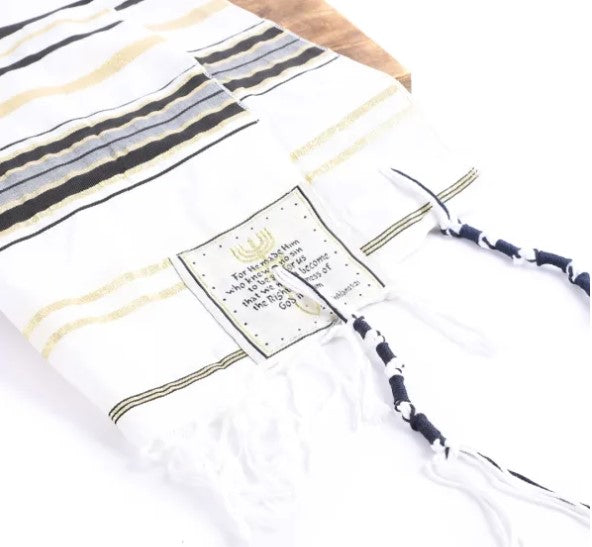 Tallit-Prayer Shawl-Black (72" x 22")