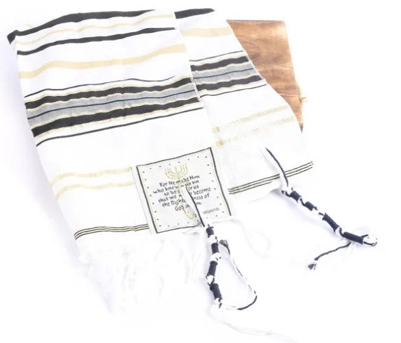 Tallit-Prayer Shawl-Black (72" x 22")
