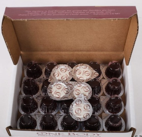 Communion Cups One Body Prefilled 25Pk