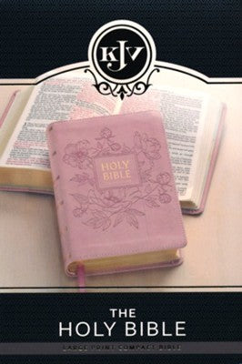 Ballet Pink Large Print Compact King James Version Bible