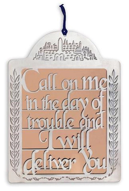 Psalm 50:15 Metal Cut-Out Wall Hanging