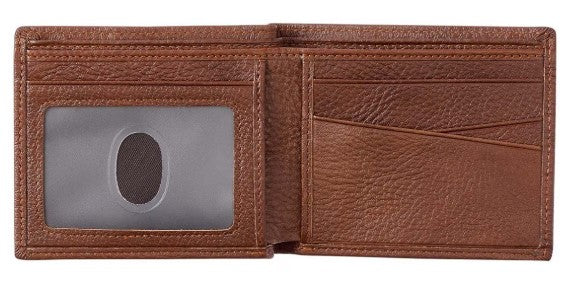 Blessed Is The Man Timber Spice Brown Genuine Leather Wallet - Jeremiah 17:7