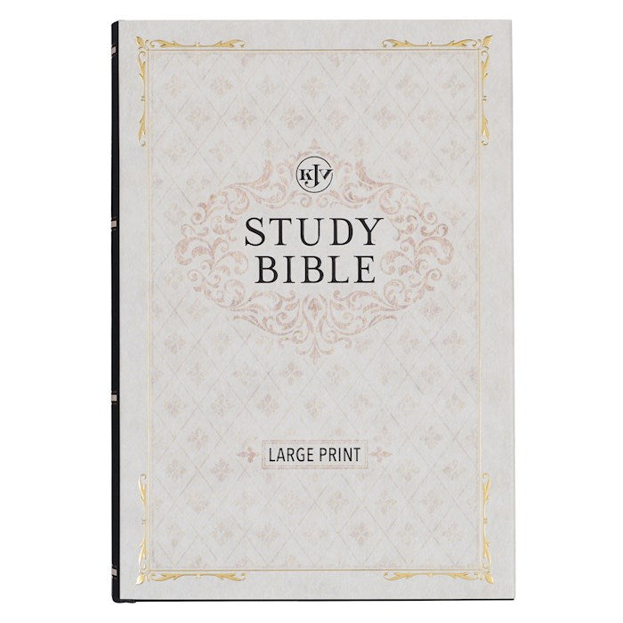 Hardcover Large Print King James Version Study Bible