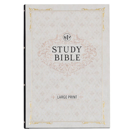 Hardcover Large Print King James Version Study Bible