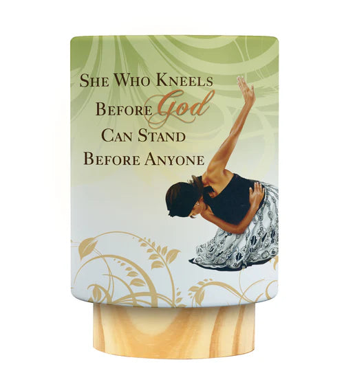 "SHE WHO KNEELS" LED Frameless Candle