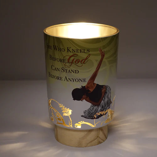 "SHE WHO KNEELS" LED Frameless Candle