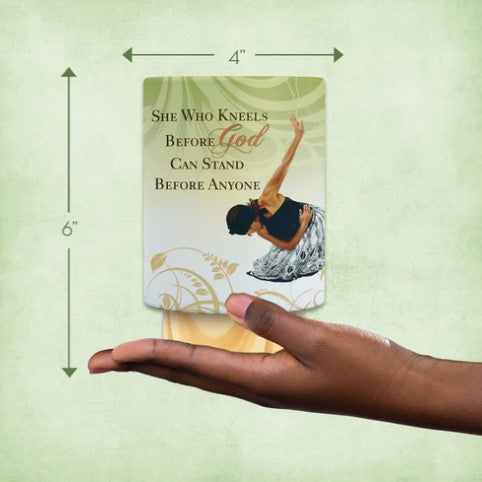 "SHE WHO KNEELS" LED Frameless Candle