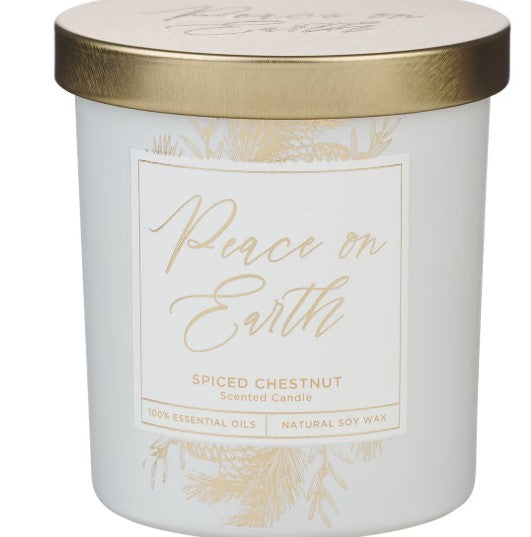 Peace on Earth Scented Candle in a Glass Jar