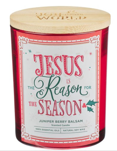 Jesus is the Reason Scented Candle in a Glass Jar