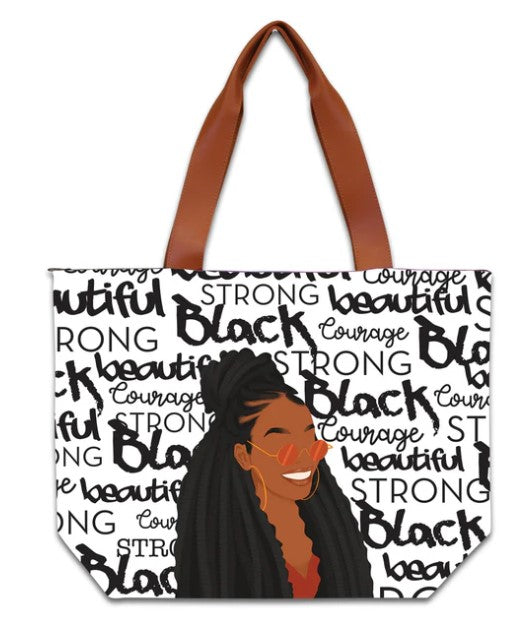 Black and Beautiful Canvas Bag