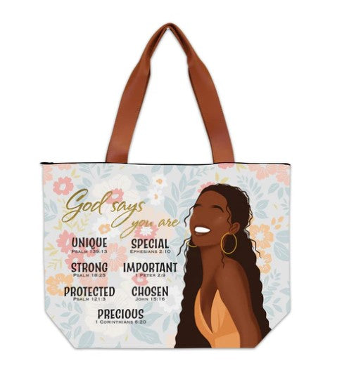 "God Says" Canvas Handbag