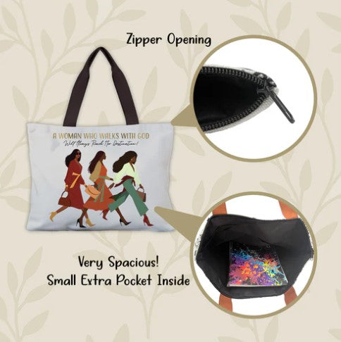 Woman with God Canvas Bag