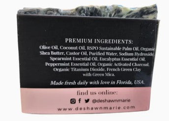 Charcoal Mint Bar Soap