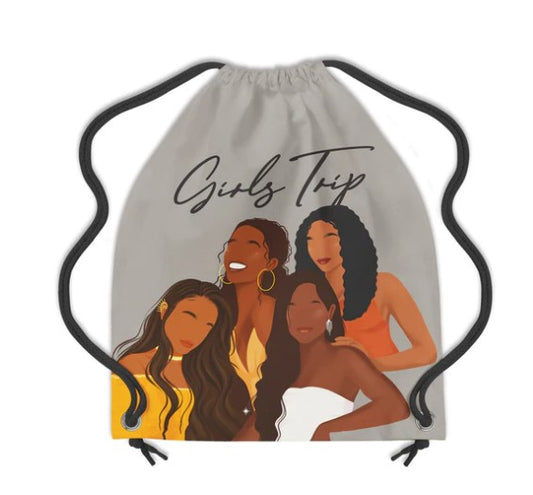 Girls Trip Drawstring Backpack