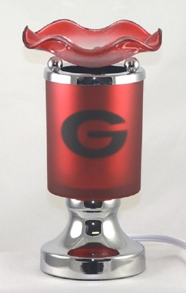 Red Sports Design Electric Oil Lamp Burner - Georgia Bull Dogs