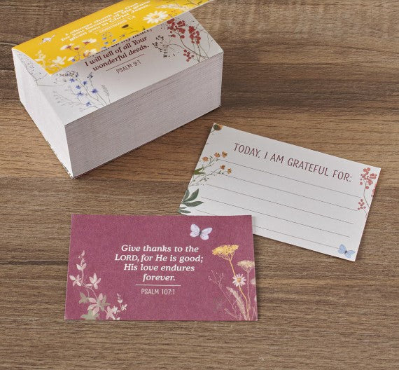 Give Thanks Topsy-Turvy Wildflower Ceramic Gratitude Jar - 1 Thessalonians 5:18