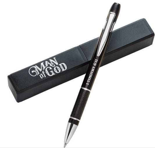 Man of God - 1 Timothy 6:11 Gift Pen