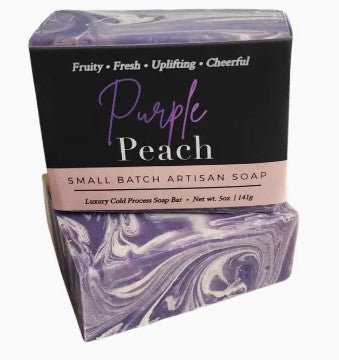 Purple Peach Soap Bar