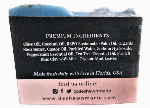 Peppermint Tea Tree Soap Bar