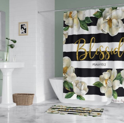 Blessed Magnolia Shower Curtain