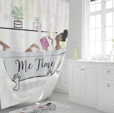 "Me Time" Shower Curtain