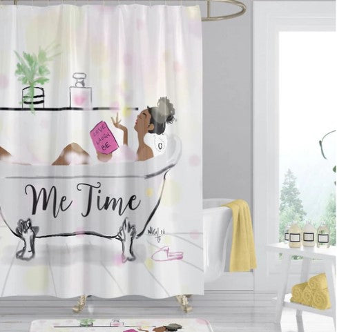 "Me Time" Shower Curtain