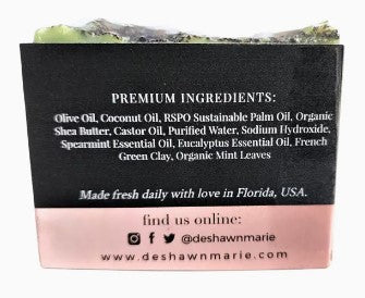 Spearmint Eucalyptus Bar Soap