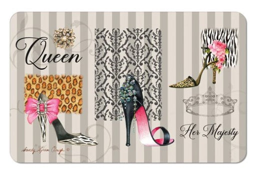 "Queen Boutique" Inspirational Floor Mat