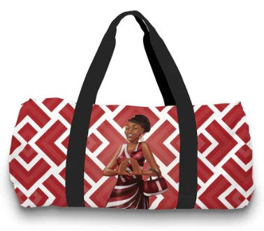 Red & White Travel Bag