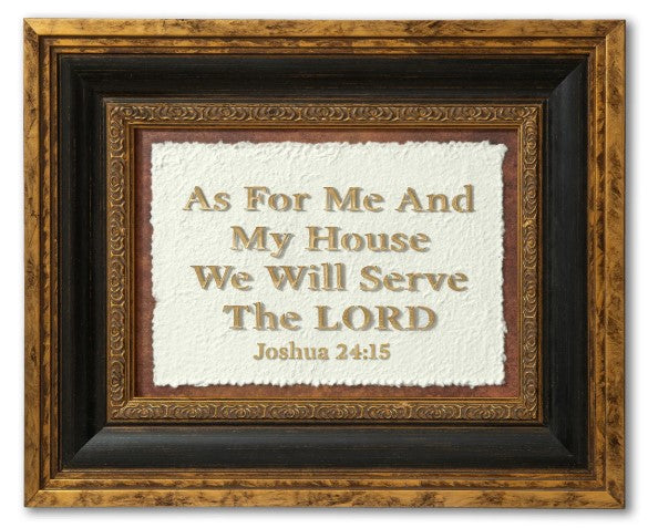 Joshua 24:15 Framed Wall Art