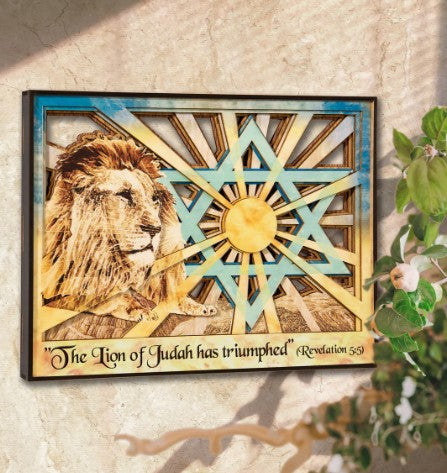 Lion of Judah Wood Cut Out