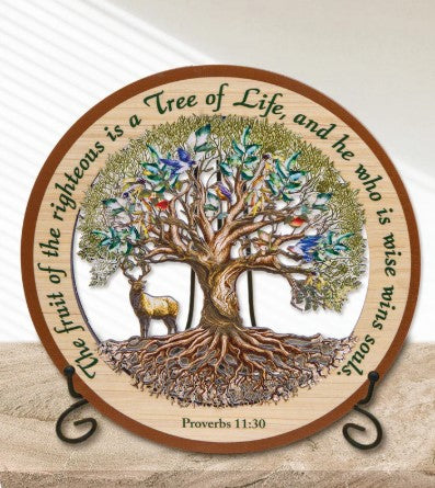 Proverbs 11:30 Tree of Life Laser Cut Wood Art